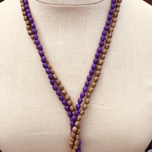 GAP Wooden Multi-colored Beaded Necklace - Picture 3 of 8